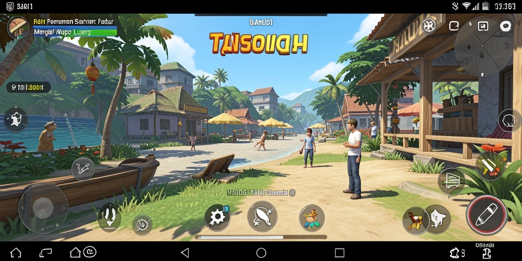 Tampilan menarik dalam gameplay BARU01 yang penuh warna.