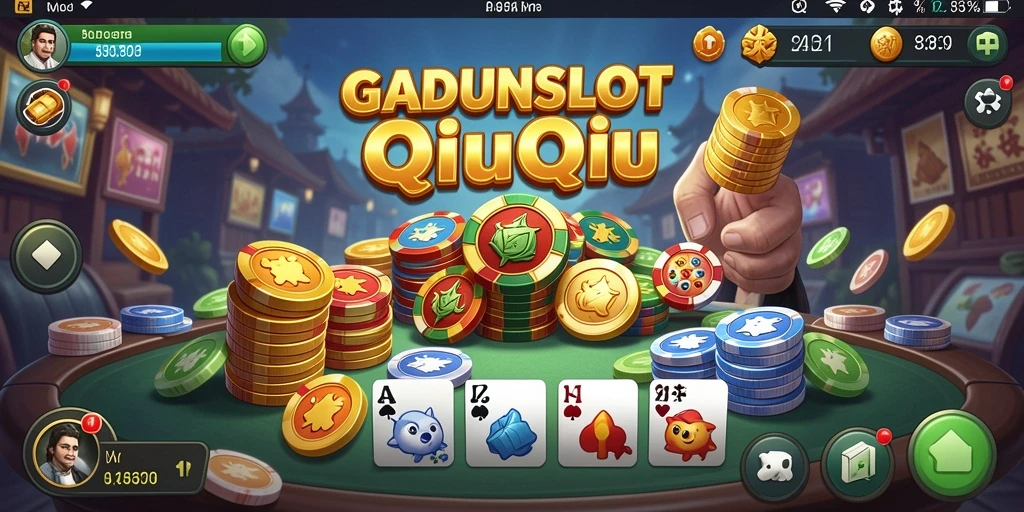 Tampilan gameplay QiuQiu yang menarik di GADUNSLOT.