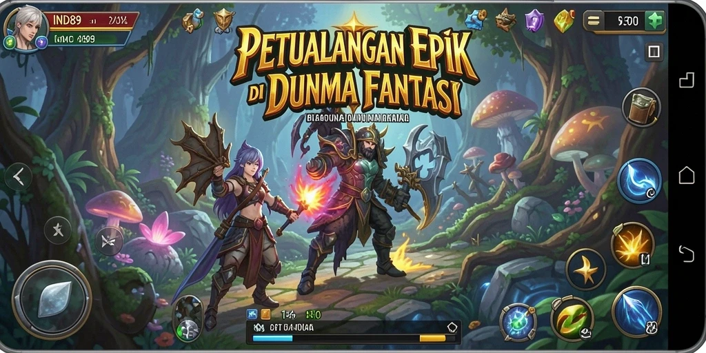 Gameplay RPG yang menarik dan mendalam di IND89.