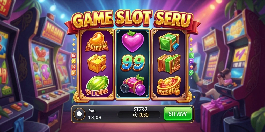 Screenshot gameplay ST789 menampilkan kemenangan besar di mesin Slot.