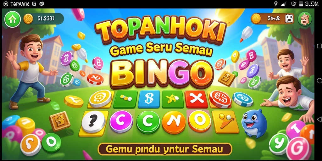 Tampilan gameplay Bingo seru dan interaktif di TOPANHOKI.