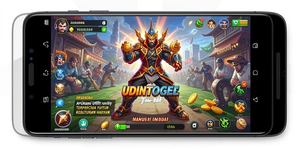 Tampilan antarmuka utama UDINTOGEL yang intuitif dan mudah digunakan.