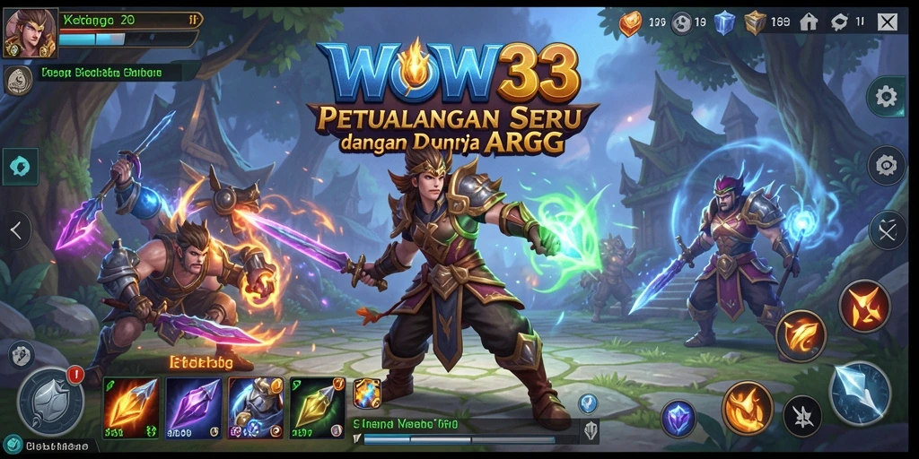 Gameplay seru WOW33 dengan aksi ARPG yang mendebarkan.